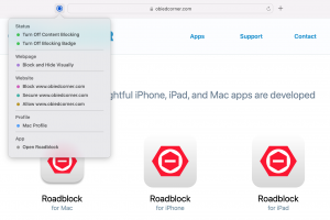 Roadblock for Mac(Safari广告内容拦截软件) v1.9激活版